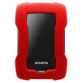 ADATA HD330 - Disque dur - 1 To - externe (portable) - USB 3.1 - AES 256 bits - rouge