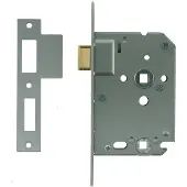 Nemef Insteekslot Badkamerslot Wc-slot 1264/4 - Wit Gelakt - 63mm