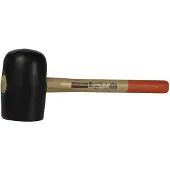 Deltafix Skan rubberhamer 83mm zwart zacht