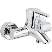 GROHE Badkraan feel met omstel en koppelingen chroom