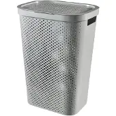 Curver Infinity Dots wasbox - 59 l - zilver