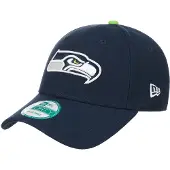 New Era Casquette NFL Seattle SeaHawks the league Ajustable 9FORTY Bleu Navy