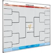 Smit Visual Whiteboard met Toernooi-print - 90 x 120 cm