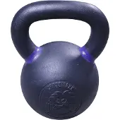 Lifemaxx Crossmaxx Kettlebell - Gietijzer met Poedercoating - 20 kg