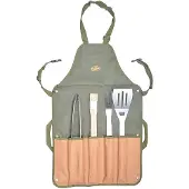 Esschert Design Bbq schort met gereedschap