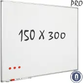 Smit Visual Whiteboard 150x300 cm - Magnetisch / Emaille