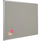 Smit Visual Prikbord bulletin 16mm grijs - 120x240 cm
