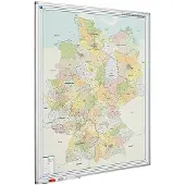 Smit Visual Whiteboard landkaart - Duitsland postcodes