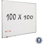 Smit Visual Whiteboard 100x100 cm - Magnetisch