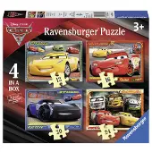 Ravensburger Ravensburgerpuzzel Disney Cars 3 Let's race! - 12+16+20+24 stukjes