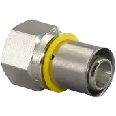 Uponor schroefbus gas Ø20mmx1/2" - messing - 1030556
