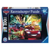 Ravensburger Auto's Neon. Puzzel, 100 stukjes, XXL