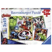 Ravensburger Puzzels Avengers 3x49 stukken voor kinderen vanaf 5 jaar