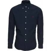Ralph Lauren Overhemd navy / rood