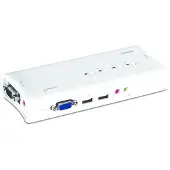 Trendnet TK-409K KVM-switch 4-poorts USB-kit met audio