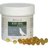 Versele-Laga Fit-Oil Levertraanparels Met Vitamine E - Duivensupplement - 300 tab