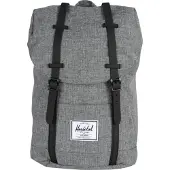 Herschel Retreat Raven Crosshatch/Black Rubber