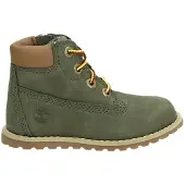 Timberland Pokey Pine nubuck veterboots groen Effen - maat 25
