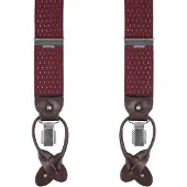 Profuomo Luxe Bretel Bordeaux-Wit -