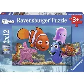 Ravensburger Nemo, de kleine avonturier. Puzzel, 2 x 12 stukjes