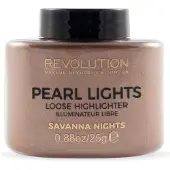 Makeup Revolution Makeup - Pearl Lights Loose Highlighter - Sypký rozjasňovač 25 g Savanna Nights (L)