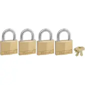 Masterlock 4 Hangsloten - 40mm - O6mm - Gelijksluitend