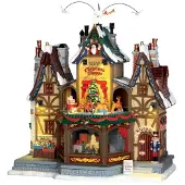 Lemax Kerstfiguur Holiday hamlet christmas shoppe with 4.5v adaptor