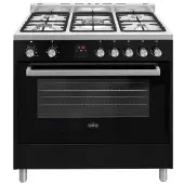 Belling SC 900 DFT zilver, zwart, roestvrijstaal