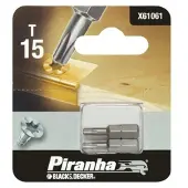 Piranha bit torx 15 25 mm 2 stuks X61061