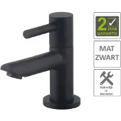 Boss & Wessing Bws fonteinkraan drome keramisch 1/2" zwart