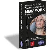 Best design Regendouche opbouwset new-york thermostatisch vierkant