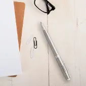 Yoursurprise Parker - Sonnet - Balpen graveren - Rechts (Zilver)