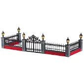 Lemax Kerstfiguur Lighted wrought iron fence
