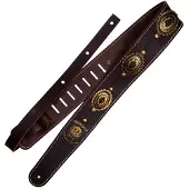 Richter Motörhead Concho Strap Brown/ Old Gold Gitaarriem