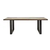 Nordal Vintage eettafel ijzer/hout