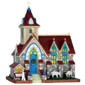 Lemax Good shepherd church, b/o led