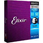 Elixir 11025 POLYWEB Custom-Light Acoustic Strings 11-52