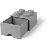 LEGO Opbergbox Brick 4 Grijs 22