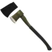 Fox Outdoor Bijl met glasvezel steel en beschermhoes 62CM, groen
