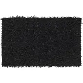 Sealskin Brilliance badmat 90x60x3cm rechthoek Polyester en lurex Zwart