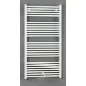 Zehnder designradiator Zeno, staal, wit, (hxlxd) 1184x500x30mm