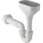 Geberit Trechter Ovaal Met Sifon D40 Alpien Wit