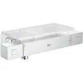 GROHE Cube douchekraan thermostatisch met koppelingen met tray chroom