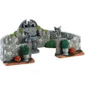 Lemax Grey gargoyle gardens set of 6