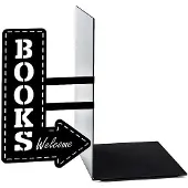 BOKUS boekensteun Bookstore zwart