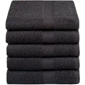 Hausmarke Handdoeken Antraciet (set van 5)