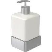 Haceka Zeepdispenser Aline Brushed 7,4x15,4 cm Aluminium Geborsteld Zilver