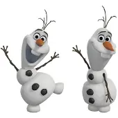 RoomMates muurstickers - Olaf de sneeuwman