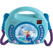 Lexibook Frozen Draagbare CD-speler met 2 Meezingmicrofoons