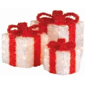 Molecule Lumineo Verlichte Giftbox LED Wit 25cm Feestverlichting